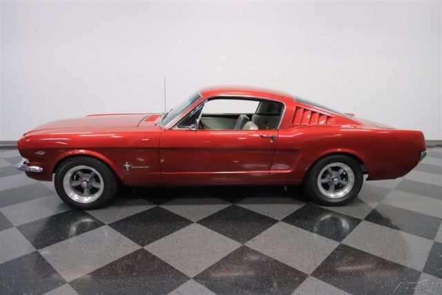 1965 Red Ford Mustang