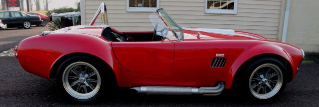 1965 Torch Red Ford FFR Cobra Replica Convertible
