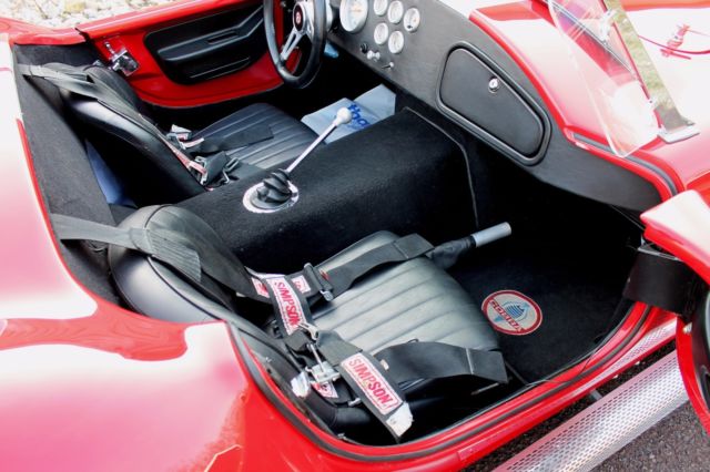 1965 Torch Red Ford FFR Cobra Replica Convertible