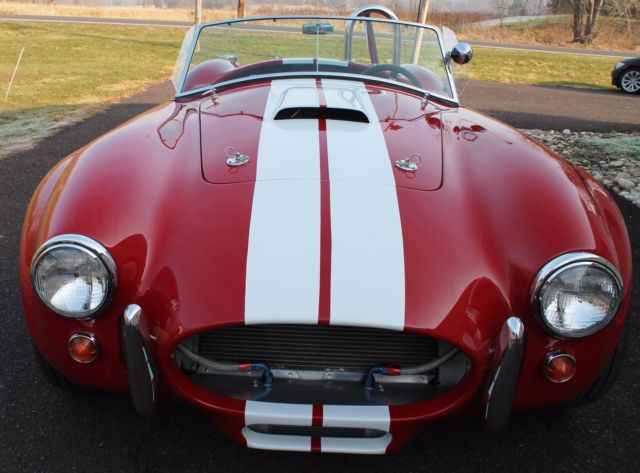 1965 Torch Red Ford FFR Cobra Replica Convertible