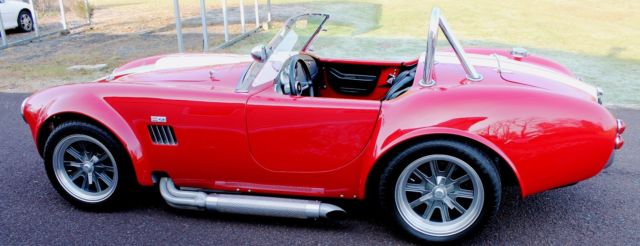 1965 Torch Red Ford FFR Cobra Replica Convertible