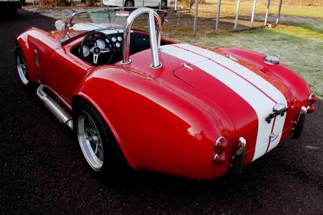 1965 Torch Red Ford FFR Cobra Replica Convertible