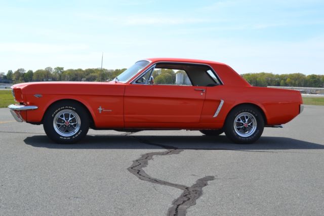 1965 Poppy Red Ford Mustang Coupe