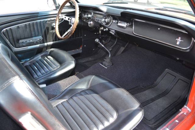 1965 Poppy Red Ford Mustang Coupe