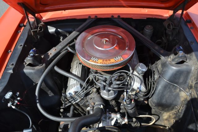1965 Poppy Red Ford Mustang Coupe