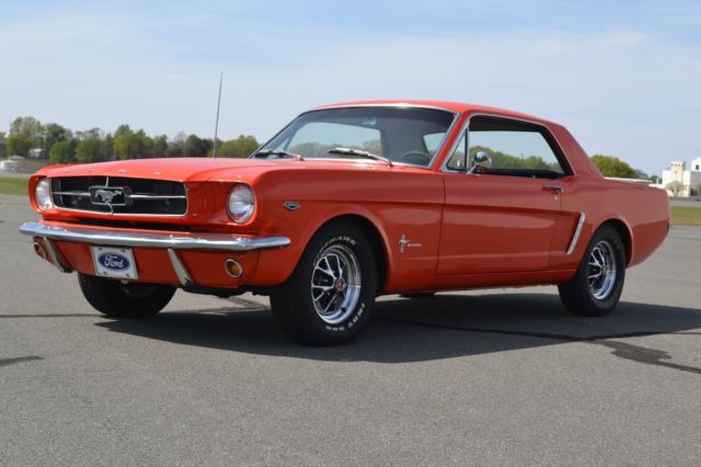 1965 Poppy Red Ford Mustang Coupe