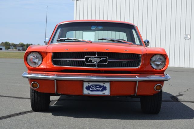 1965 Poppy Red Ford Mustang Coupe