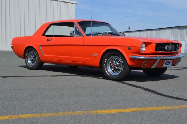 1965 Poppy Red Ford Mustang Coupe