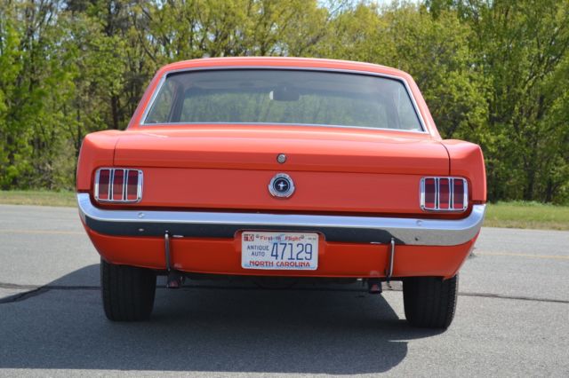 1965 Poppy Red Ford Mustang Coupe