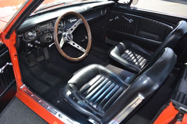 1965 Poppy Red Ford Mustang Coupe