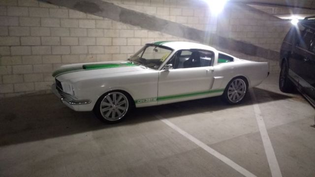 1965 White Ford Mustang Fastback