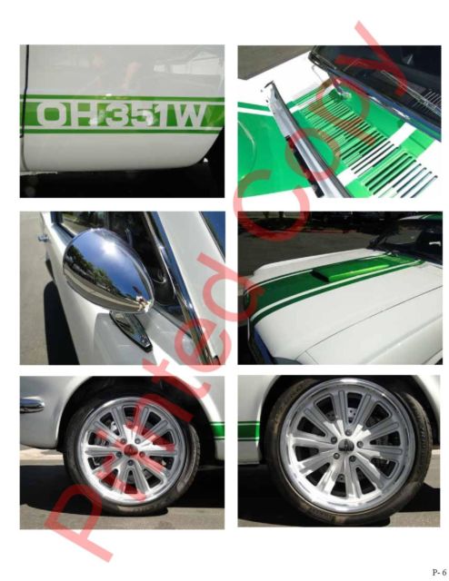 1965 White Ford Mustang Fastback