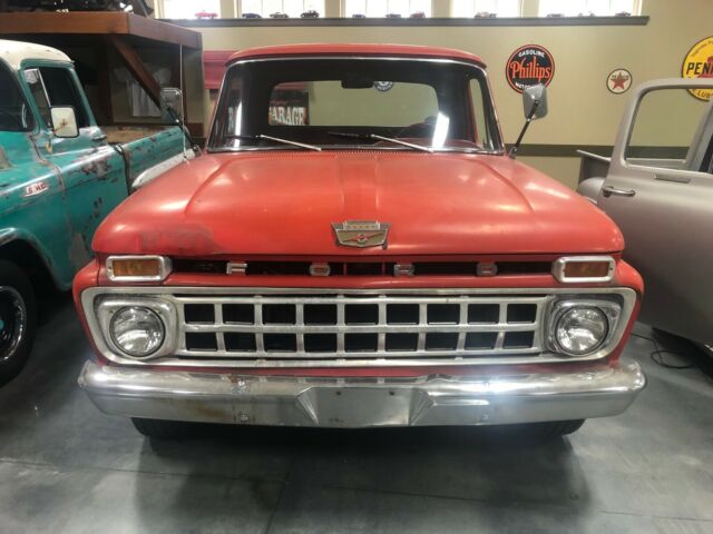 1965 Red Ford F-100