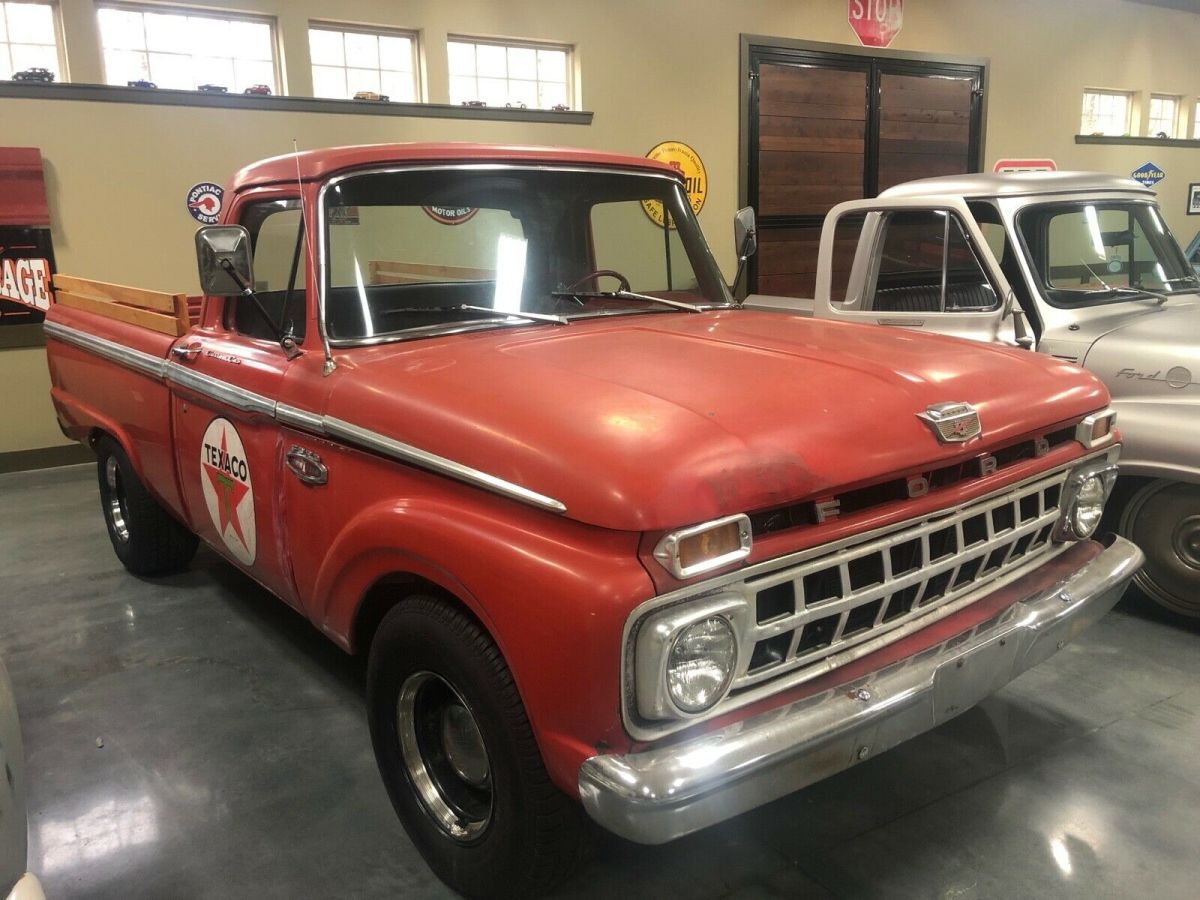 1965 Red Ford F-100