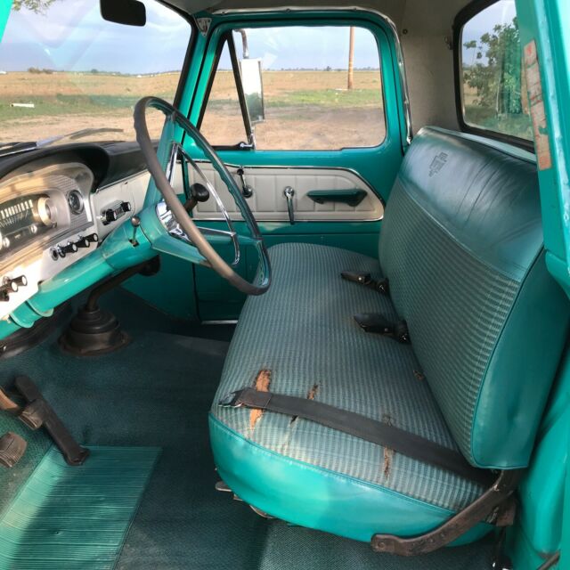1965 Teal Ford F-250 Standard Cab Pickup