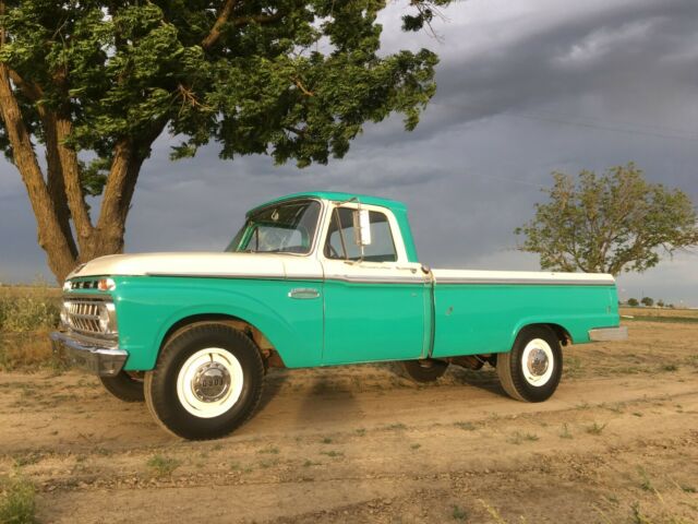 1965 Teal Ford F-250 Standard Cab Pickup