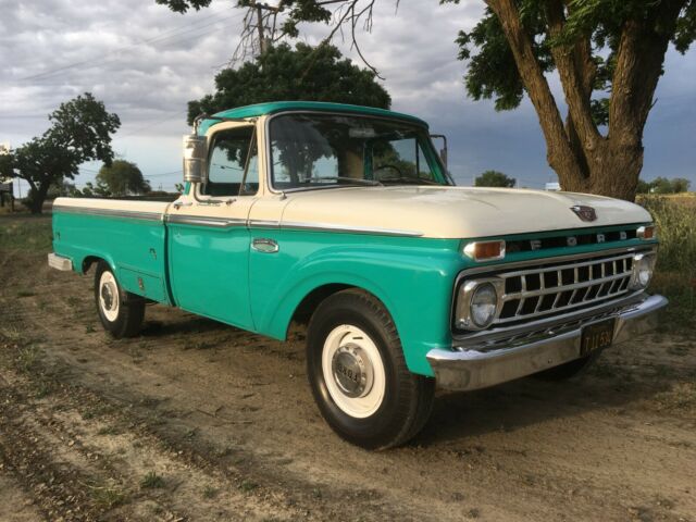 1965 Teal Ford F-250 Standard Cab Pickup