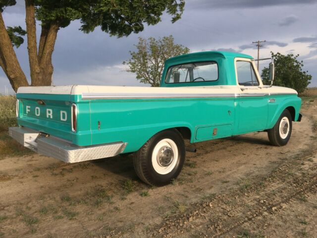 1965 Teal Ford F-250 Standard Cab Pickup
