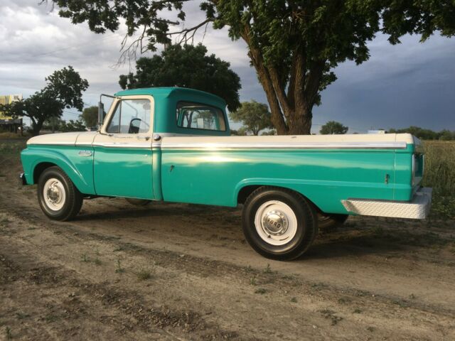1965 Teal Ford F-250 Standard Cab Pickup