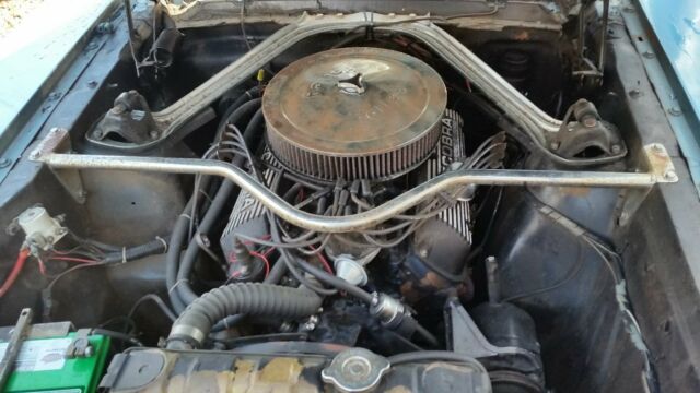 1965 Blue Ford Mustang Convertible