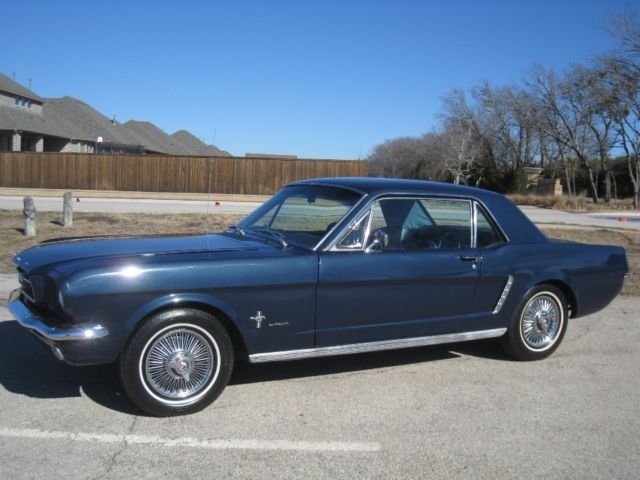 1965 Blue Ford Mustang Coupe