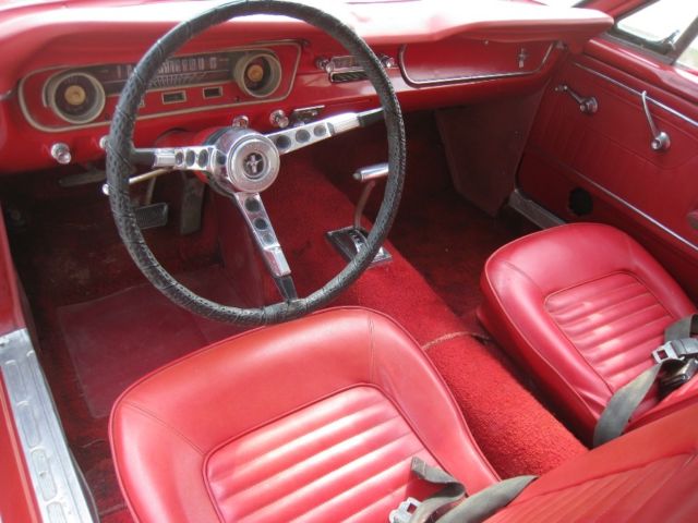 1965 Red Ford Mustang Coupe