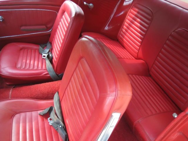 1965 Red Ford Mustang Coupe