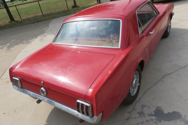 1965 Red Ford Mustang Coupe