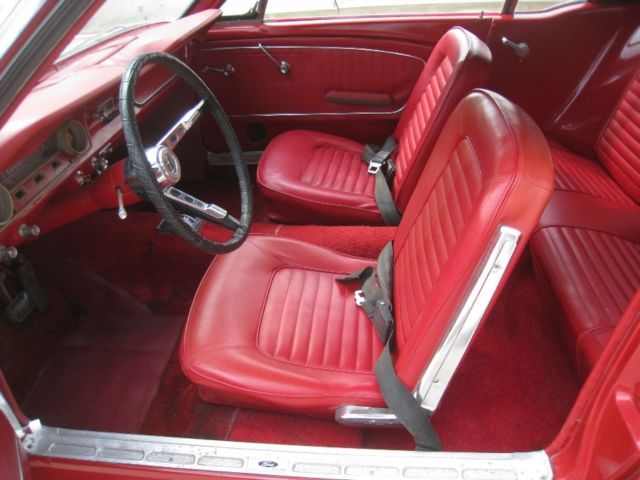 1965 Red Ford Mustang Coupe