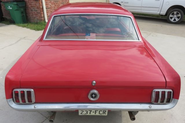 1965 Red Ford Mustang Coupe