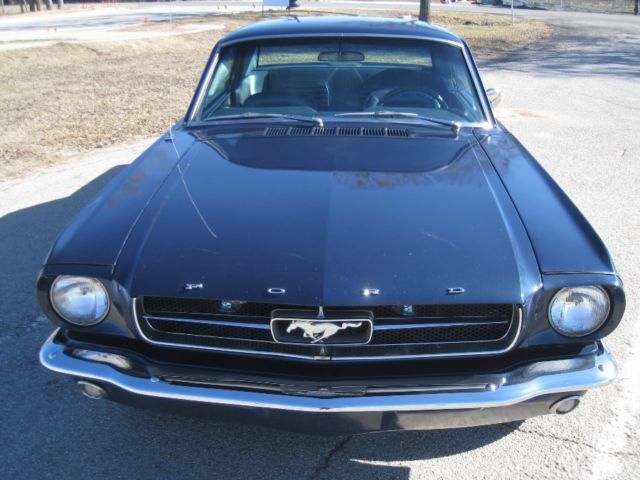 1965 Blue Ford Mustang Coupe