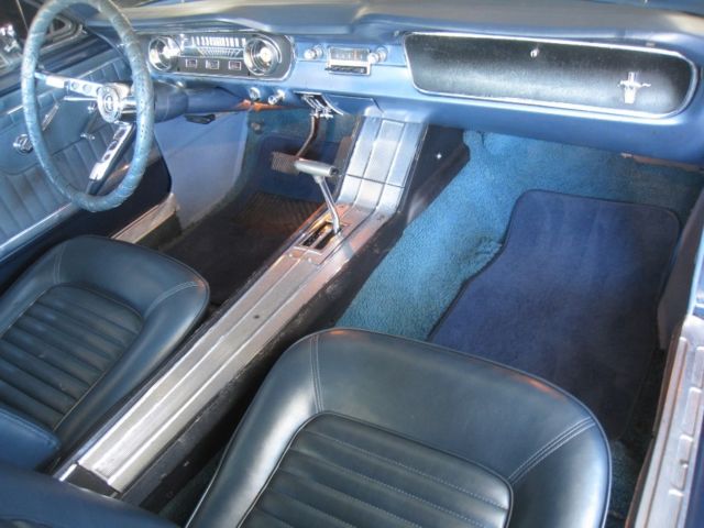 1965 Blue Ford Mustang Coupe