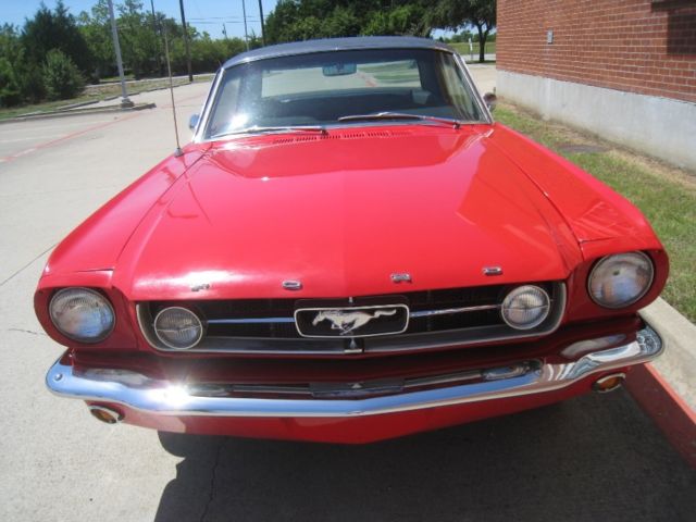 1965 Red Ford Mustang Coupe