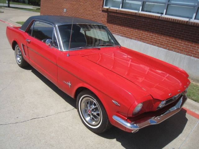 1965 Red Ford Mustang Coupe