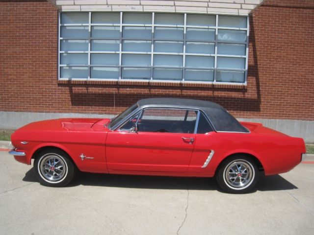 1965 Red Ford Mustang Coupe
