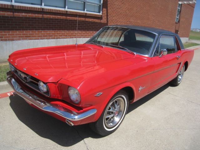 1965 Red Ford Mustang Coupe