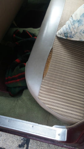 1965 Vintage Burgundy Ford Custom Sedan