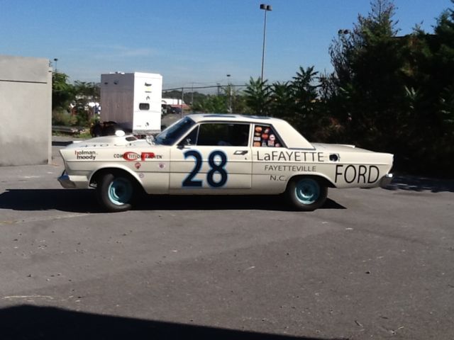 1965 Wimbledon white Ford Galaxie 2 post
