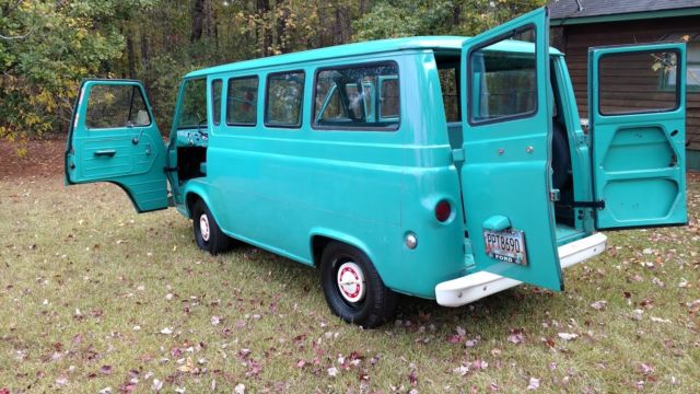 1965 Green Ford E-Series Van Standard Passenger Van