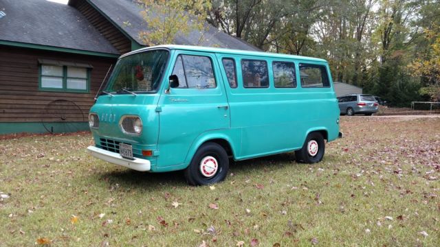 1965 Green Ford E-Series Van Standard Passenger Van
