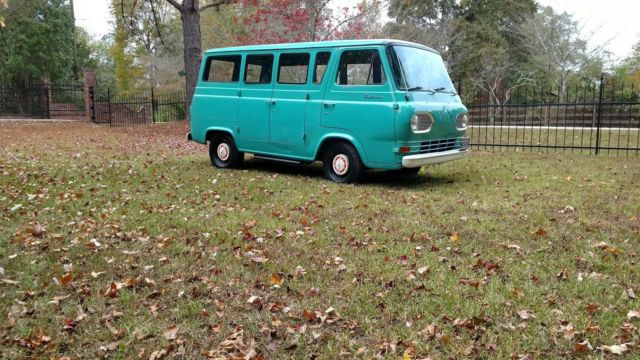 1965 Green Ford E-Series Van Standard Passenger Van