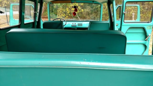 1965 Green Ford E-Series Van Standard Passenger Van