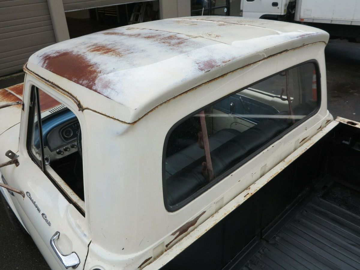 1965 Wimbledon white Ford F-100 Standard Cab Pickup