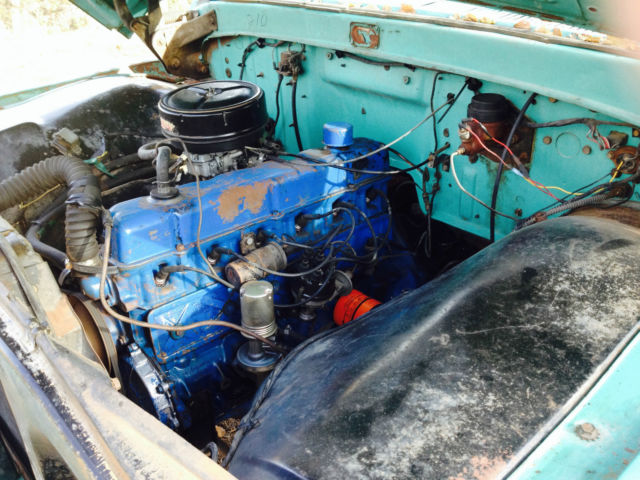 1965 Green Ford F-100 Cab & Chassis