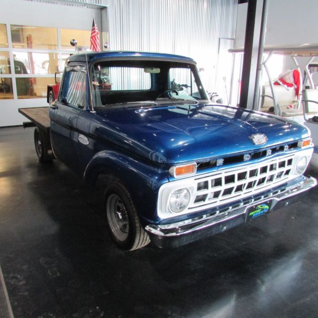 1965 Blue Ford F-100 Standard Cab Pickup