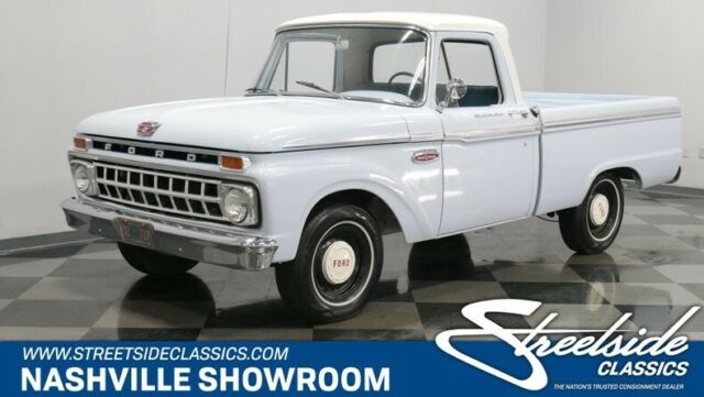1965 Blue Ford F-100 Pickup Truck