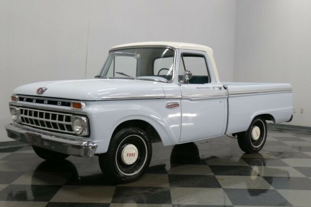 1965 Blue Ford F-100 Pickup Truck