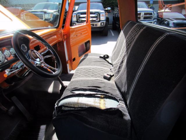 1965 Orange Ford F-100 Standard Cab Pickup