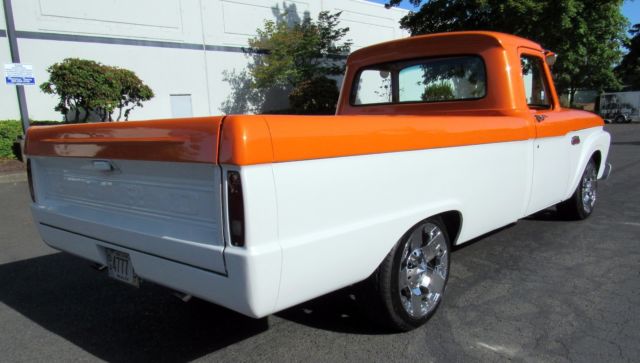 1965 Orange Ford F-100 Standard Cab Pickup