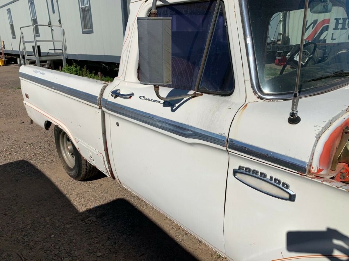 1965 White Ford F-100 Standard Cab Pickup